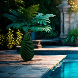 Vase haut design Spirilus