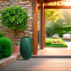 Cache-pot haut design Spirilus