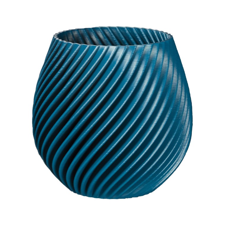 Pot de fleurs résistant aux U.V  - Couleurs: Bleu paon - Volume: 6L