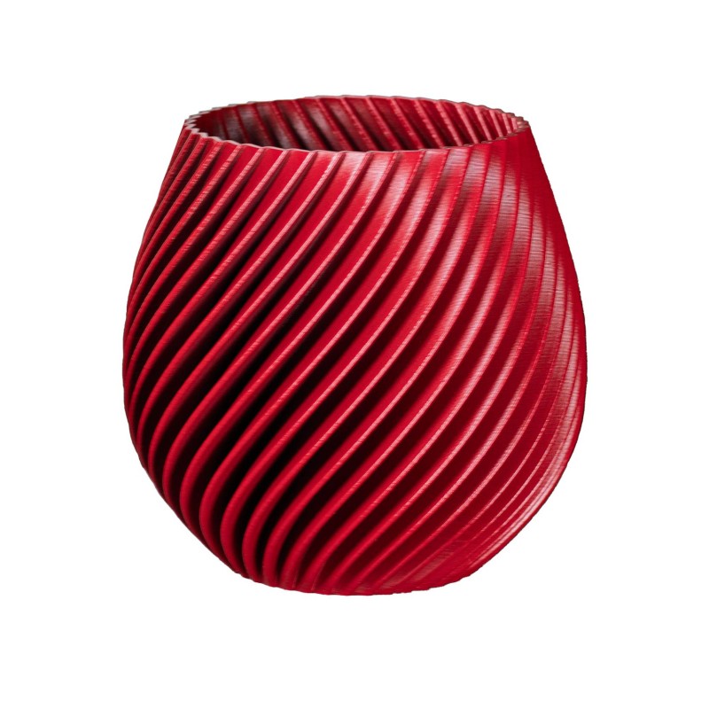 Pot de fleurs résistant aux U.V  - Couleurs: Rouge - Volume: 6L