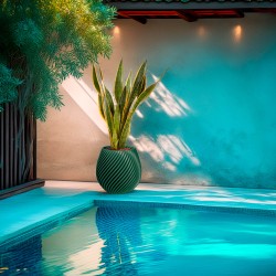 Pot de fleurs résistant aux U.V