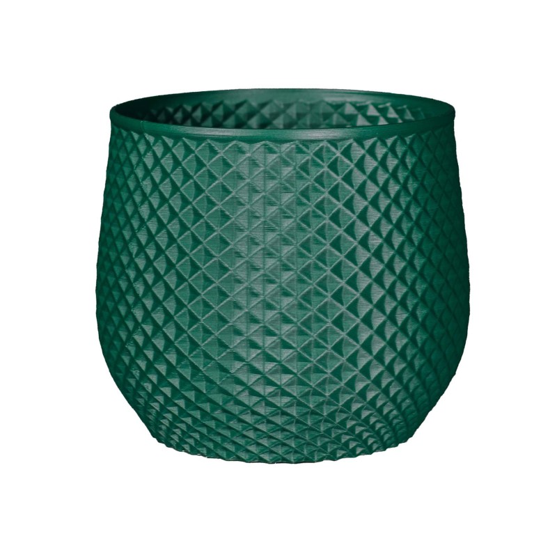 pot de fleur vert foncé pour plantes d'intérieur