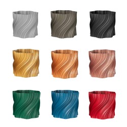 Cache-pot design déstructuré - Petite et grande tailles