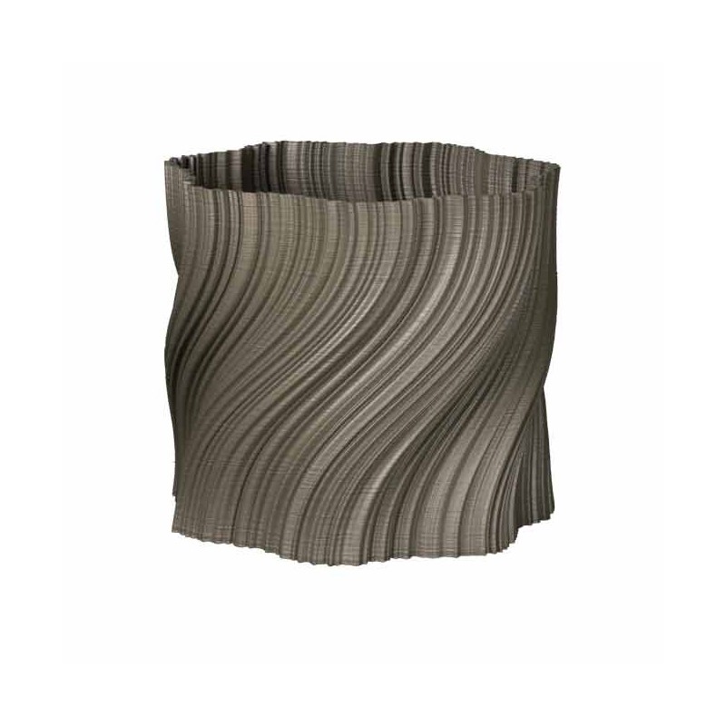 Cache-pot design déstructuré collection Oniris  - Couleurs: Gris - Volume: 7L