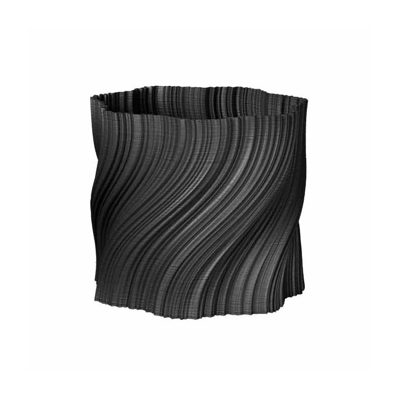 Cache-pot design déstructuré - Petite et grande tailles  - Volume: 7L - Couleurs: Gris anthracite