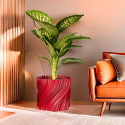 Cache-pot design déstructuré - Petite et grande tailles