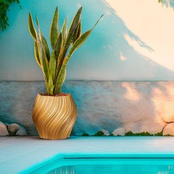 Pot de fleur coloré design Oniris - Intérieur et extérieur