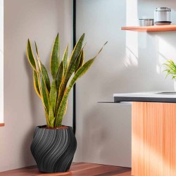 Pot de fleur coloré design Oniris - Intérieur et extérieur