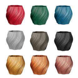 Pot de fleur coloré design Oniris - Intérieur et extérieur