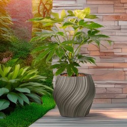 Pot de fleur coloré design Oniris - Intérieur et extérieur