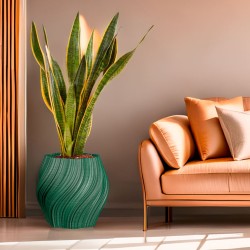 Pot de fleur coloré design Oniris - Intérieur et extérieur