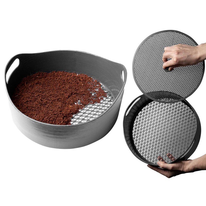 Tamis à terreau 30cm  - Couleurs: Gris