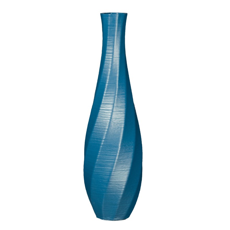 Vase design haut Aérium  - Couleurs: Bleu paon - Volume: 2L