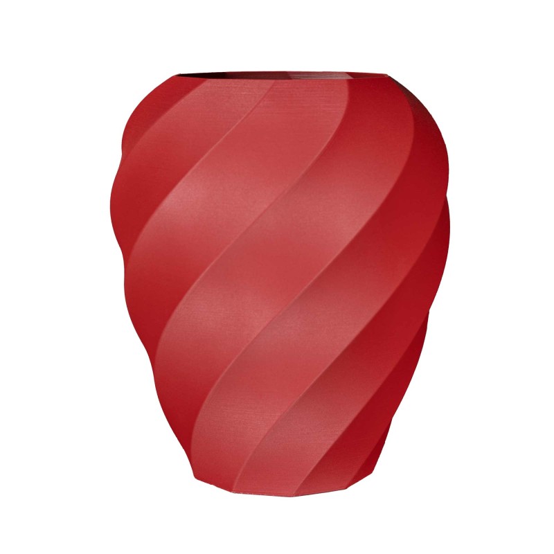 Gros pot de fleurs design Aérium  - Couleurs: Rouge - Volume: 5L