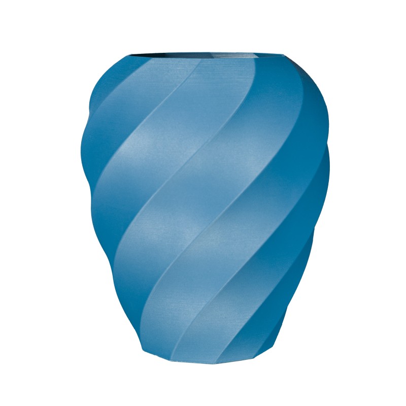 Gros pot de fleurs design Aérium  - Couleurs: Bleu paon - Volume: 5L