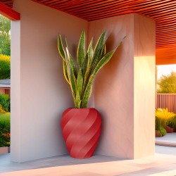 Gros pot de fleurs design Aérium