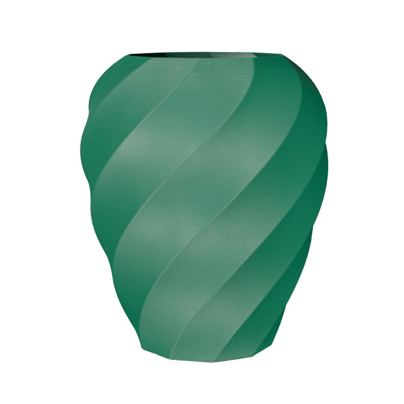 Gros pot de fleurs design Aérium  - Couleurs: Vert Foncé - Volume: 5L