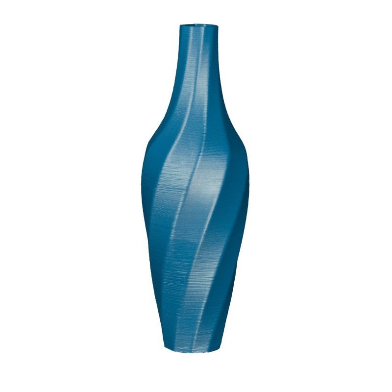 Vase amphore design Aérium  - Couleurs: Bleu paon - Volume: 2L