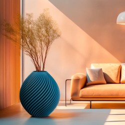 Vase rond design Spirilus