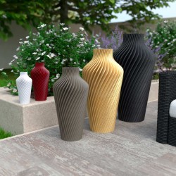 Grand vase design Spirilus Made in France