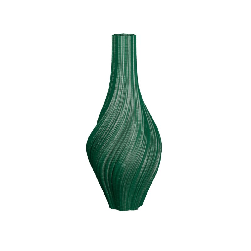 Vase design forme amphore Oniris - Choix de coloris  - Couleurs: Vert Foncé - Volume: 3L