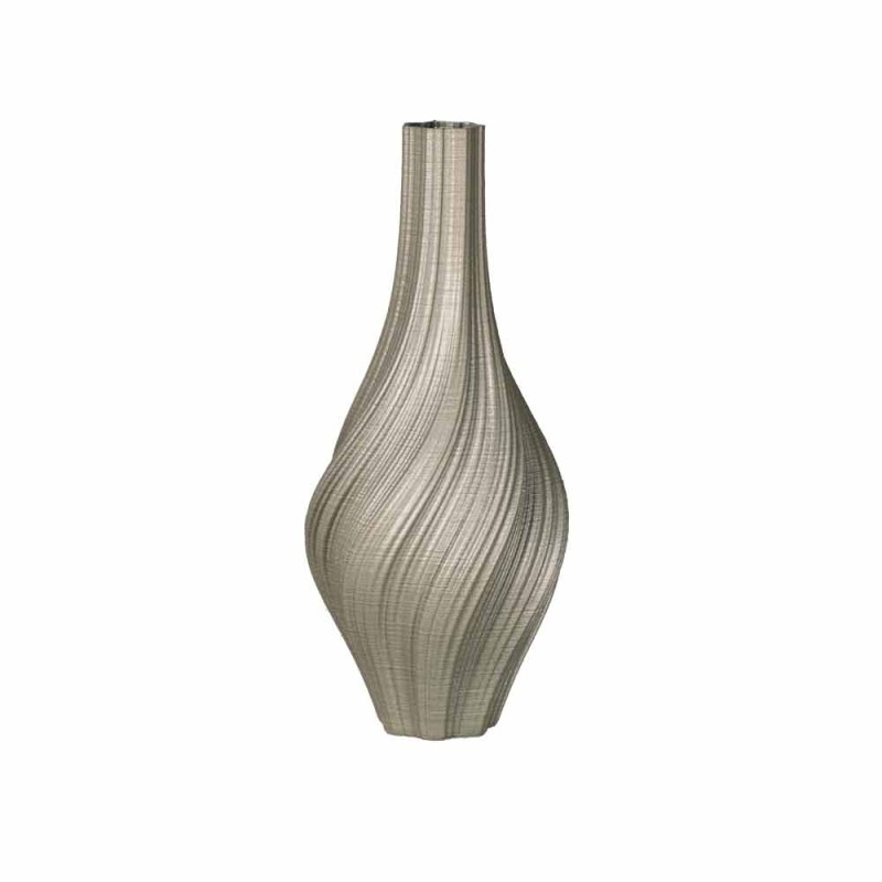Vase design forme amphore Oniris  - Couleurs: Gris - Volume: 3L