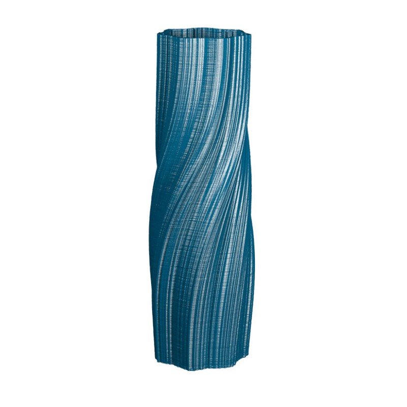 Vase haut et droit Oniris  - Couleurs: Bleu paon - Volume: 3L