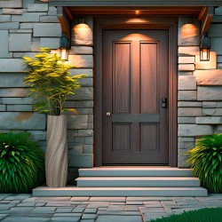 Vase haut et droit Oniris