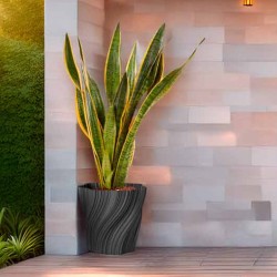 Cache-pot design Oniris forme évasée