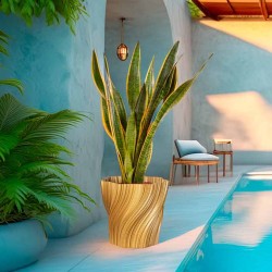 Cache-pot design Oniris forme évasée