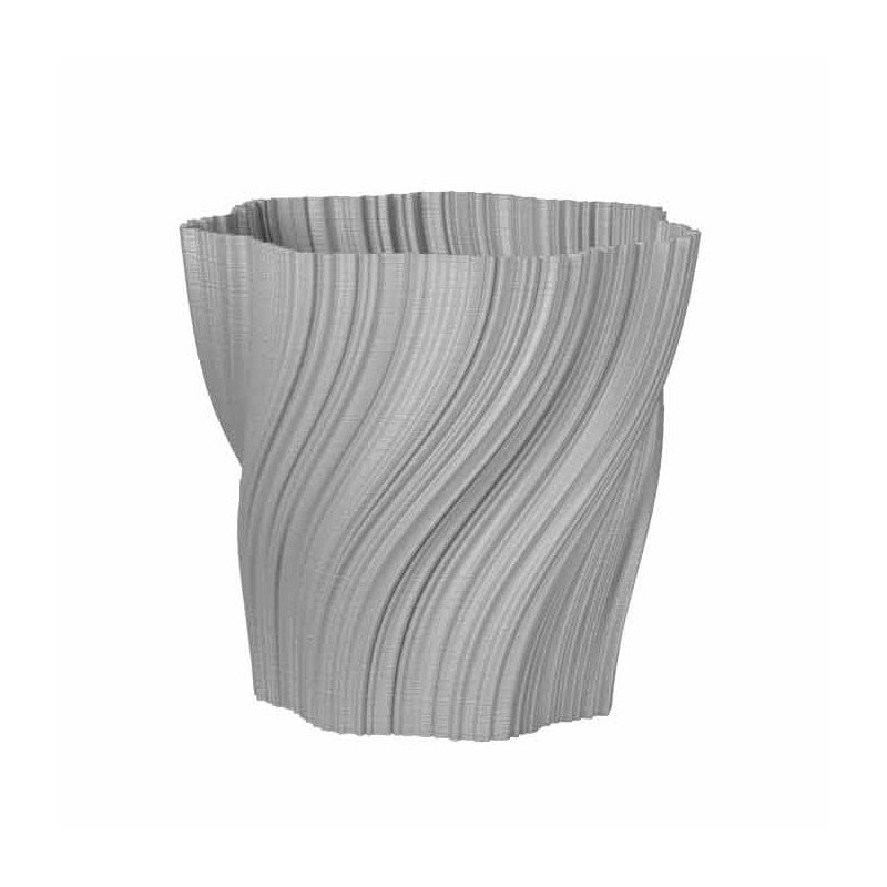 Cache-pot design Oniris forme évasée  - Couleurs: Blanc - Volume: 6L