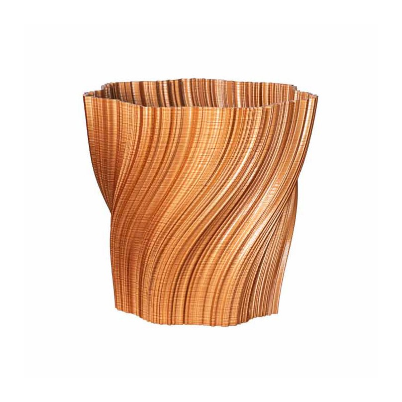 Cache-pot design Oniris forme évasée  - Couleurs: Bronze - Volume: 6L