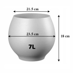 Cache-pot rond design Lisaé