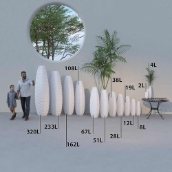 Vase haut design Ananas