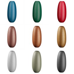 Grand vase extérieur relief Ananas