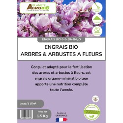 Engrais arbres et arbustes à fleurs - Granulés 1.5kg