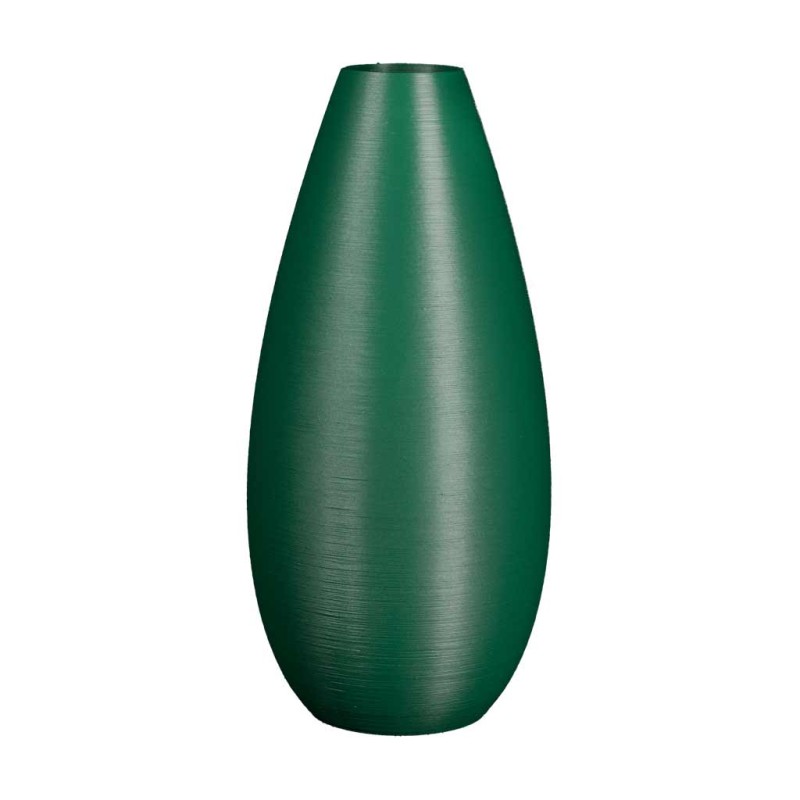 Vase haut contemporain Lisaé  - Couleurs: Vert Foncé - Volume: 6L