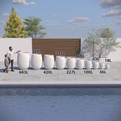 Pot de fleur grandes tailles pour intérieur et extérieur