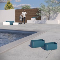 Jardinière rectangulaire pour terrasse et balcon