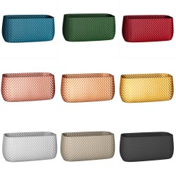 Jardinière rectangulaire design - Pot extérieur et intérieur