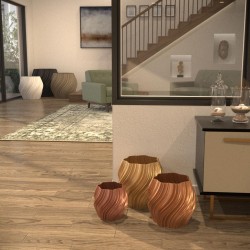 Pot de fleur coloré design Oniris - Intérieur et extérieur