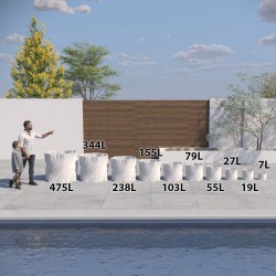 Cache-pot design déstructuré collection Oniris