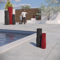 Vase haut et droit Oniris