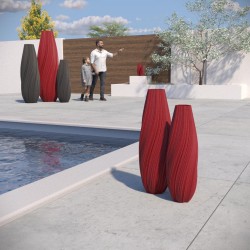 Vase haut pour composition florale Oniris