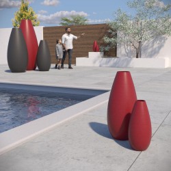 Vase haut contemporain Lisaé