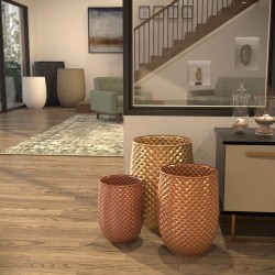 Cache pot haut design Ananas