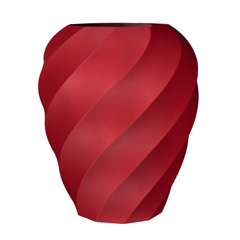 Gros pot de fleurs design Aérium  - Couleurs: Rouge - Volume: 5L