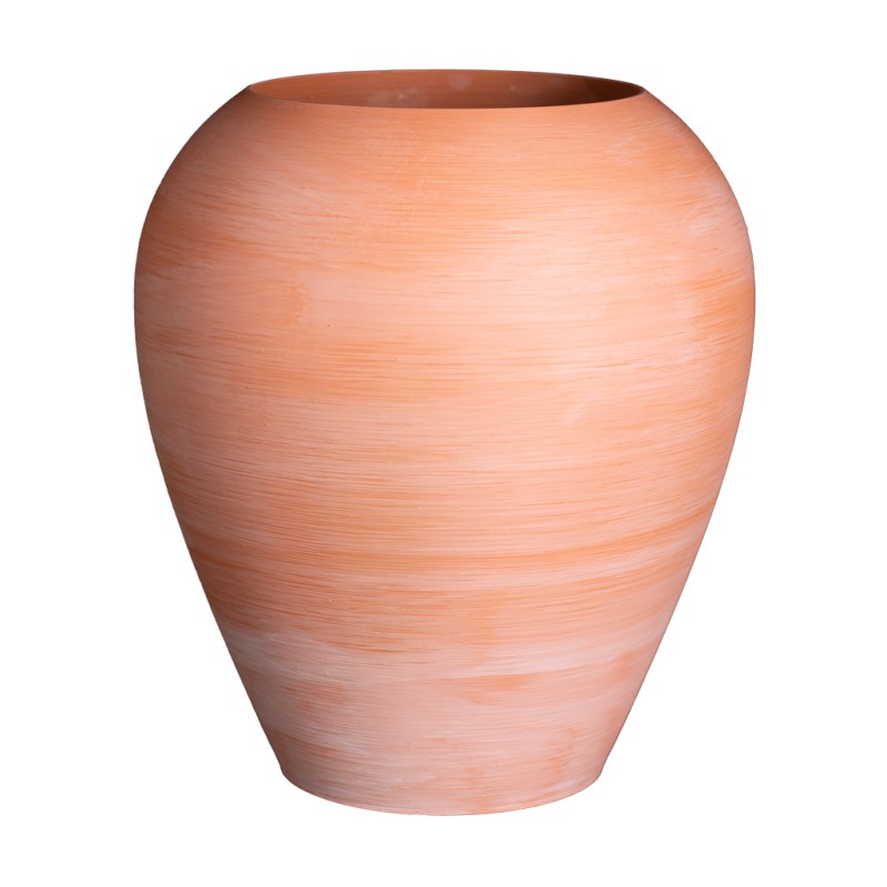 Jarre aspect terre cuite  - Couleurs: Terracotta - Volume: 5L