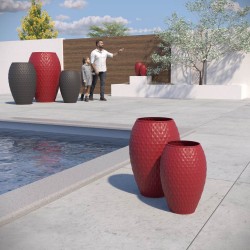 Jarre contemporaine - Vase à poser grandes dimensions