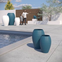 Jarre contemporaine - Vase à poser grandes dimensions